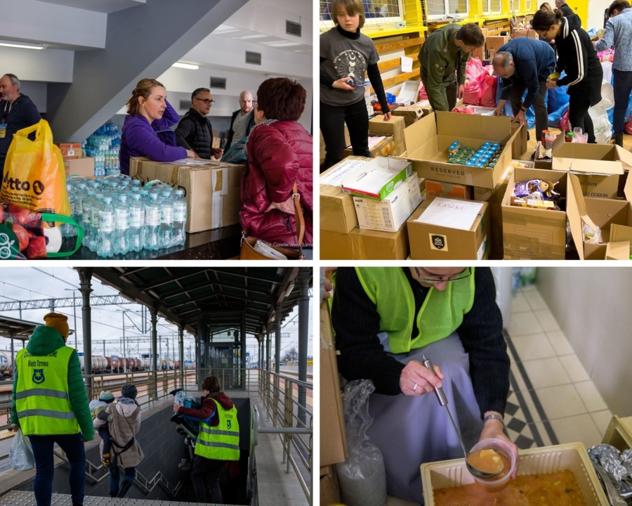 Wolonatriusze pomagający uchodźcom z Ukrainy
